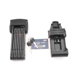Abus Bordo 6500K/120 Faltschloss inkl. 2 Schlüssel + SH-Schlosshalter - NEU