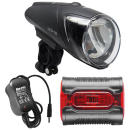 Busch & Müller Ixon IQ Premium + IXback Senso mit Halter Akku LED Scheinwerfer - NEU