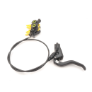 Magura MT5 Scheibenbremse Set Vorderrad + Hinterrad 2-Finger 4 Kolben Bremssattel schwarz/grün - NEU