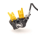 Magura MT5 Scheibenbremse Set Vorderrad + Hinterrad 2-Finger 4 Kolben Bremssattel schwarz/grün - NEU