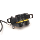 Magura MT5 Scheibenbremse Set Vorderrad + Hinterrad 2-Finger 4 Kolben Bremssattel schwarz/grün - NEU