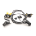 Magura MT5 HC Scheibenbremse Set Vorderrad + Hinterrad 1-Finger 4 Kolben Bremssattel schwarz/silber - NEU