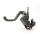 Magura MT5 HC Scheibenbremse Set Vorderrad + Hinterrad 1-Finger 4 Kolben Bremssattel schwarz/silber - NEU
