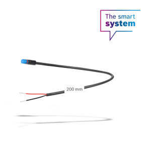 Bosch Lichtkabel Front 200mm Scheinwerfer Smart System E-Bike BCH3320-200 schwarz - NEU