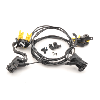 Magura MT5 HC Scheibenbremse Set 900/2000mm 1-Finger 4 Kolben Bremssattel schwarz/silber - NEU